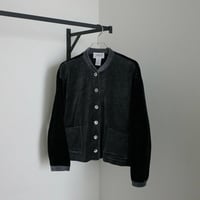 Vintage Velour Button Cardigan