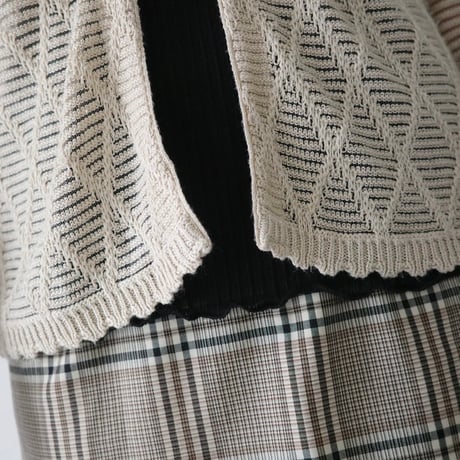 Vintage Open Knit Cardigan