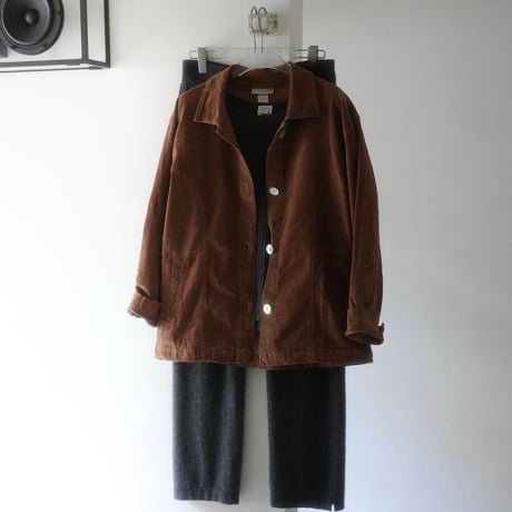 Vintage Suede Shirt Jacket