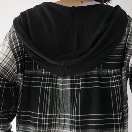 Hooded Flannel Shirt