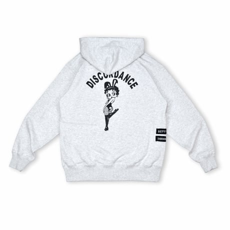 DISCORDANCE - [12.7oz Hoodie] Betty Boop-1 Ash