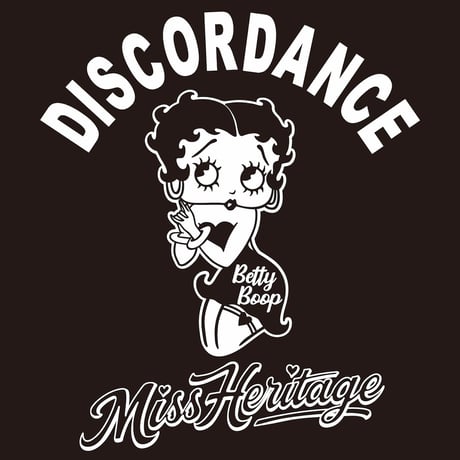 DISCORDANCE - [12.7oz Hoodie] Betty Boop-2 Black