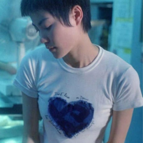 恋する惑星 Blue Heart Tシャツ