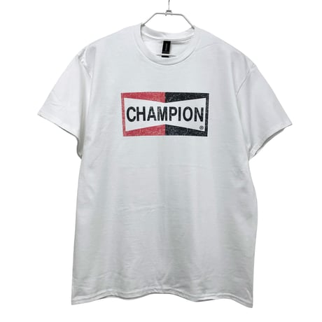CHAMPION ボックスロゴTシャツ