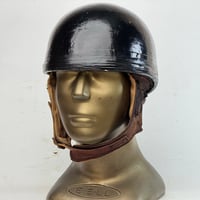 50s Cromwell Pudding Basin Helmet S shell Old Paint