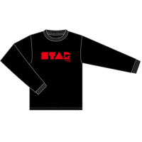 STAR RUNNING CLUB ロングTシャツ(ブラック)