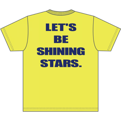 STAR RUNNING CLUB Tシャツ(蛍光イエロー）