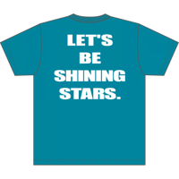 STAR RUNNING CLUB Tシャツ(ターコイズ）