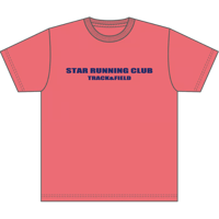 STAR RUNNING CLUB Tシャツ(蛍光オレンジ)