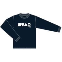 STAR RUNNING CLUB ロングTシャツ(ネイビー)