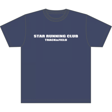 STAR RUNNING CLUB Tシャツ(インディゴブルー)