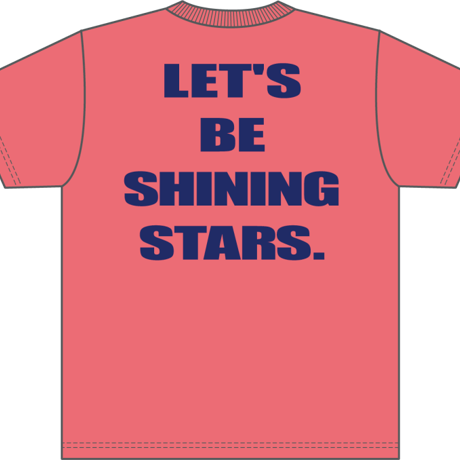 STAR RUNNING CLUB Tシャツ(蛍光オレンジ)