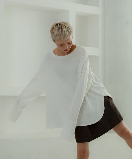 Loose Round Hem Tops