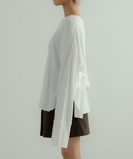Loose Round Hem Tops