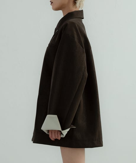 Peachskin Faux Leather Jacket