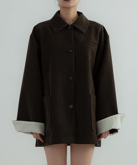 Peachskin Faux Leather Jacket