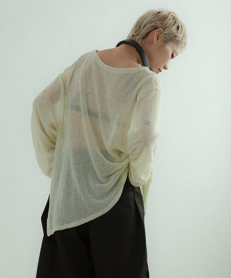 Asymmetry Sheer Tops