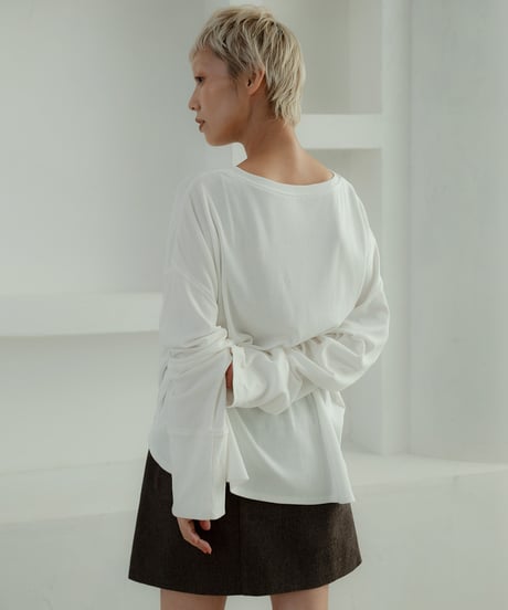 Loose Round Hem Tops