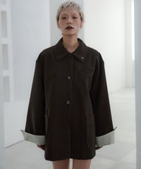 Peachskin Faux Leather Jacket