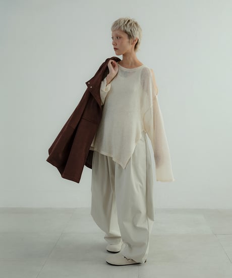 Asymmetry Sheer Tops