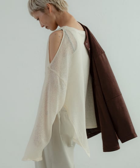 Asymmetry Sheer Tops