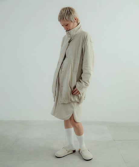 Panel Faux Suede Shorts