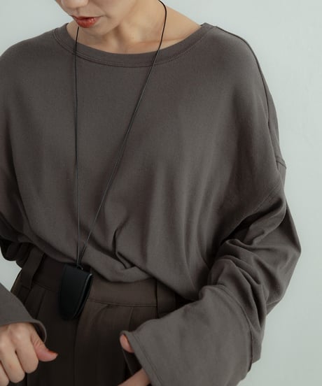 Loose Round Hem Tops