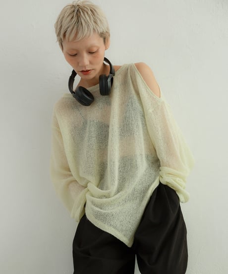 Asymmetry Sheer Tops