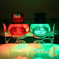 LEDライト付き 香水ポピー用 芳香剤用 2連 ブランコステー ステンレス シンプルタイプ  RY0017-8415