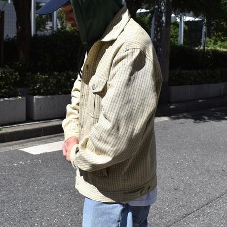 90's Stussy Lee Praid Army Jacket Made in USA