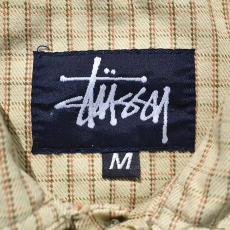 90's Stussy Lee Praid Army Jacket Made in USA