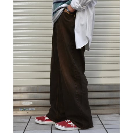 Levi's 569 Overdye Denim Pants "Brown"