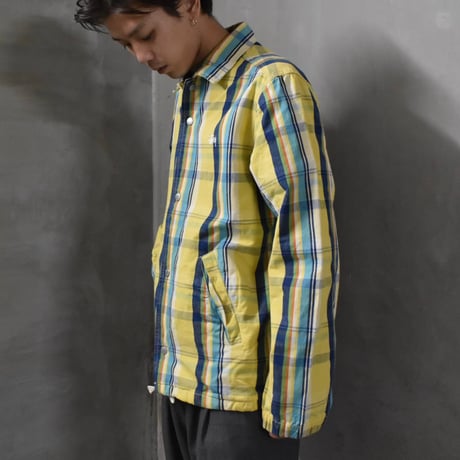 Stussy Authentic Gear Cotton Plaid Coach Jacket