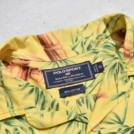 Polo Sport S/S Hawalian Shirt "バンブー柄"
