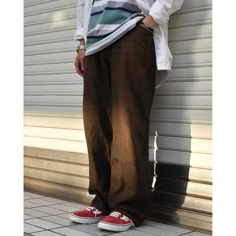 Levi's 569 Overdye Denim Pants "Brown"