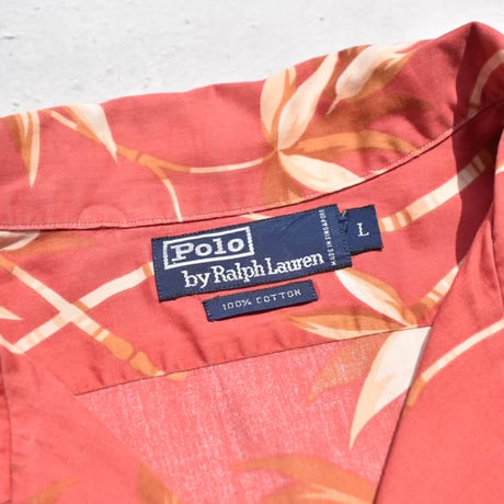 Polo Ralph Lauren S/S Hawalian Shirt "バンブー柄"