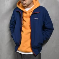 Patagonia Baggies Jacket　”Navy Blue w Classic Red"