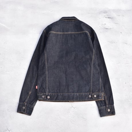 00's STUSSY GARMENT CO. "ROUGH and RUGGED DENIM" 2nd Type Trucker Jacket