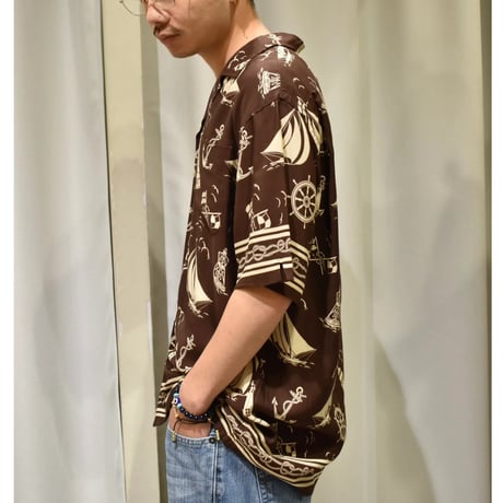 Polo Ralph Lauren S/S Hawalian Shirt "ノーティカル柄"