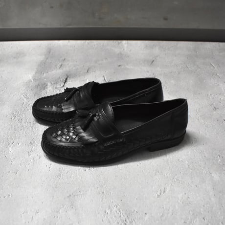 Nunn Bush Woven Leather Tassel Loafer