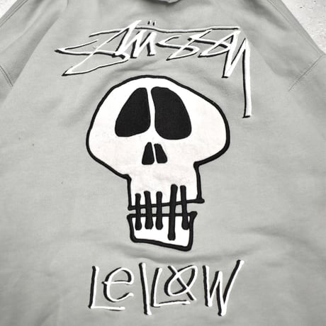 Stussy × Leilow Zip Scull Hoodie