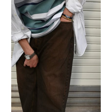 Levi's 569 Overdye Denim Pants "Brown"