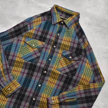 90's Five Brothers L/S Heavy Flannel Shirt