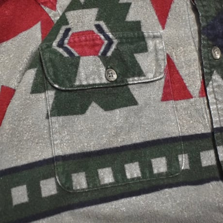 90's Polo Ralph Lauren L/S Native Pattern Chamois Shirt