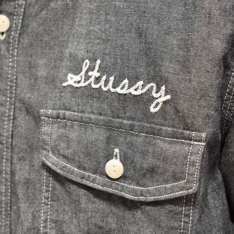 Stussy Hooded Chambray L/S Shirt