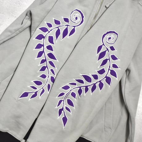 Stussy × Leilow Zip Scull Hoodie