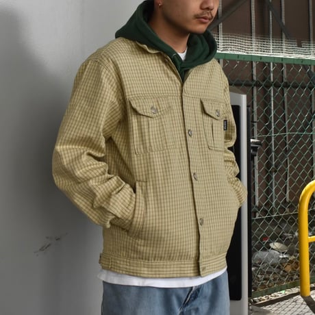90's Stussy Lee Praid Army Jacket Made in USA