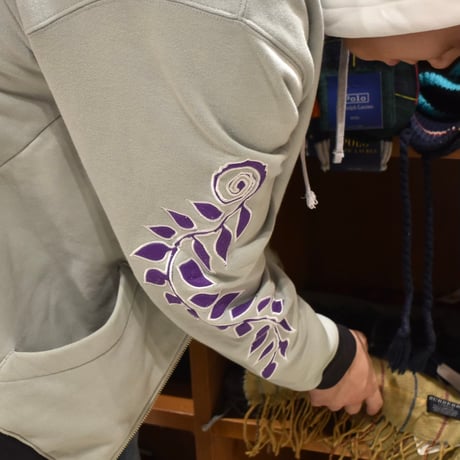 Stussy × Leilow Zip Scull Hoodie