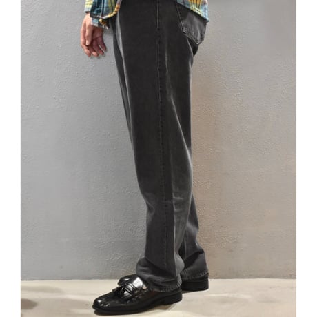 80's Levi's 501 Yarn-dyed Denim Pants Black