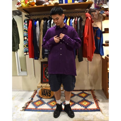 90's Polo Golf Ralph Lauren L/S Linen Shirt "CHAMBERS"